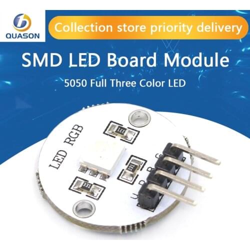 3 Colour RGB SMD LED Board Module 5050 Full Three Color LED for arduino DIY Starter Kit