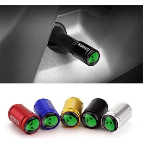 4pcs/lot Alien Car Wheel Valve Dust Caps Tyre Air Valve Stem Caps For Renault Sport Kaptur Megane 4 Captur Fluence Accessories