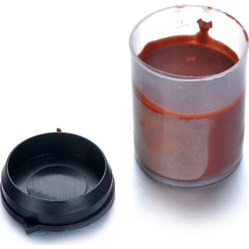 6PCS Top Quality Chromium oxide Grit w10\1000# Red Grinding Polishing Paste For Wool Grinding Paste Tool bottle size 27*36mm