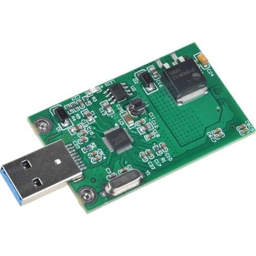 1Pc mSATA To USB3.0 Adapter Card Module Wi-Fi Adapter Mini PCIE mSATA SSD To USB 3.0 Flash Drive Converter EM88
