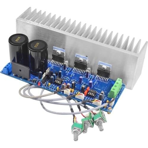 AIYIMA TDA7294 80W*2+100W HIFI Fever 2.1 Channel Subwoofer Power Audio Amplifier Board With Radiator DIY For Home sound Theater