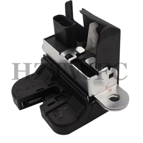 Trunk Lock Block Rear Trunk Lid Lock Latch For Golf MK5 MK6 GTI Passat B6 B7 For SEAT LEON Toledo MK3 Altea For Skoda FABIA II