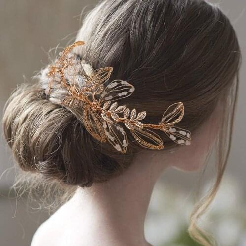 ZMHP316 Headbands for hair woman Bridal Headpieces Golden Crystal Hair Band for Girls Hair Accessories for Women Wedding Crown
