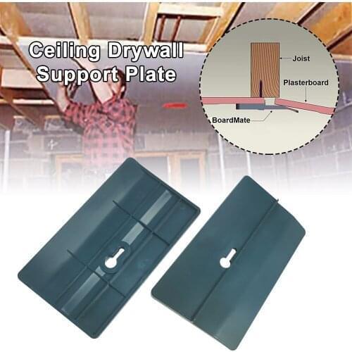 2pcs Drywall Fitting Tool Plasterboard Fixing Tool Ceiling Positioning Plate Supports The Board In Place Wall Carpenter Tool 2