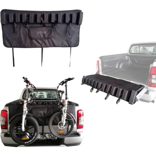 Roxform Truck Tailgate Pad with Secure Bike Straps Universal Pickup Tailgate Protection Matte Bike Carrier