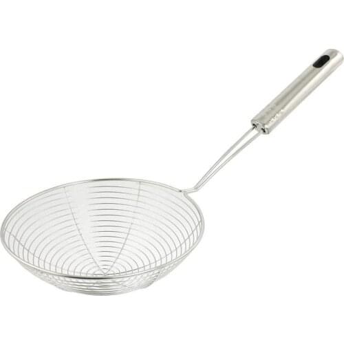 Stainless Steel Frying Food Spoon Colander Strainer Cookware Filter Kitchen Tool Stainless Steel Wire Colander Filter Spoon