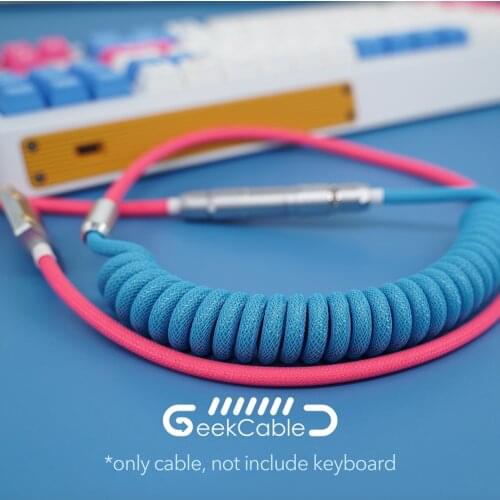 GeekCable Handmade Mechanical Keyboard Data Cable For Bilibili Colorway Keycap Theme Line
