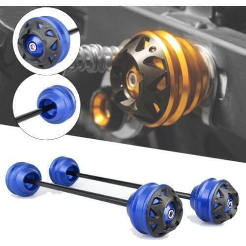 MTKRACING Front and Rear Axle sliders Fork wheel protection Crash pad kit For SUZUKI GSX-R1000 GSXR1000 GSXR GSX-R 1000 07-16