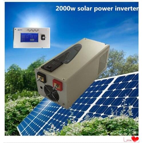 2019 CE,ROHS,ISO9001 approved, inverter 2000w dc12v to 220vac 50Hz low frequency home inverter with LCD Display