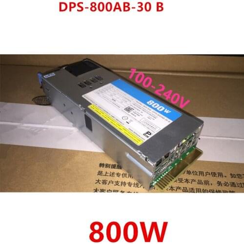 New PSU For Lenovo ThinkServer RD530 RD630 RD640 SD220X4 800W Power Supply DPS-800AB-30 B DPS-800RB A/B/C DPS-800NB A/B/C