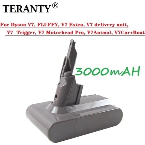 Original V7 / SV11 21.6V 3000mAh 3.0Ah Li-ion Batteries For Dyson V7 Absolute V7 Vacuum Cleaner Replacement Power Tools Battery