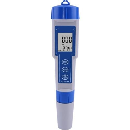Portable hydrogen-rich water quality detection pen temperature detector