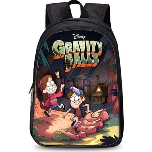Anime Gravity Falls Kids School Bags Boys Girls School Laptop Backpack Dipper Mabel Kindergarten Travel Bagpack Best Gift Bag