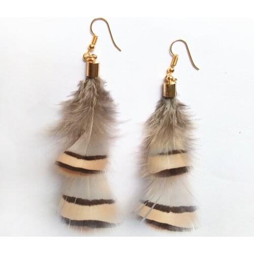 New Feather Dangle Earring Drop Earring Long Tassel Brinco Ear Drops Earring Fashion Performa Jewelry For Women