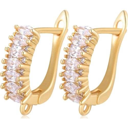 Juya DIY Earwire Shvenzy Supplies Handmade Fasteners Earring Hooks Accessories For Dangle Charms Womens Wedding Earrings Making