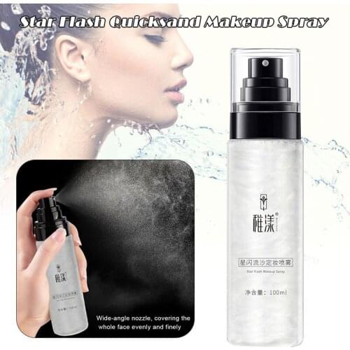 100ml Makeup Setting Spray Galaxy Long Lasting Facial Mist Setting Spray Oil Control For Face And Skin Care Makeup Maquillaje