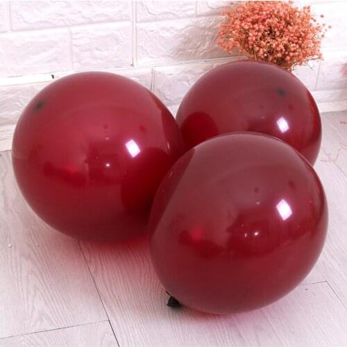 2.2g 5Pcs Red Birthday Balloons Latex Helium Balloon Thickening Pearl Party Balloon Kid Child Toy Wedding Ballons