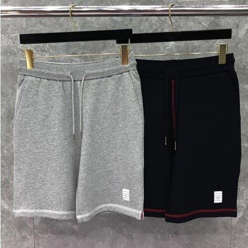 2021 Fashion Brand Casual Men Women Summer Solid Cotton Sports Trousers Knee Length Jogger Track Shorts Ins