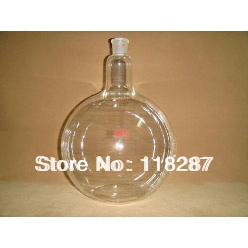 5000ml(5L) plat bottom Flask,single neck,very heavy wall,with 24/29 joint