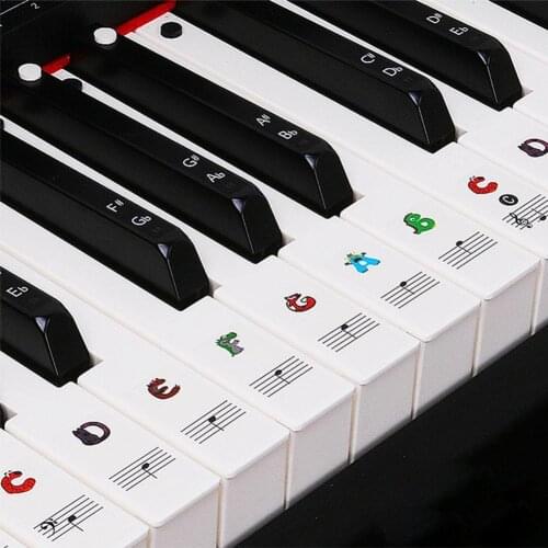 88 Keys 61 Keys 54 Keys Piano YamahaFor Kalimba Midi Keyboard Midi Controller Children Cartoon Piano Keyboard Stickers