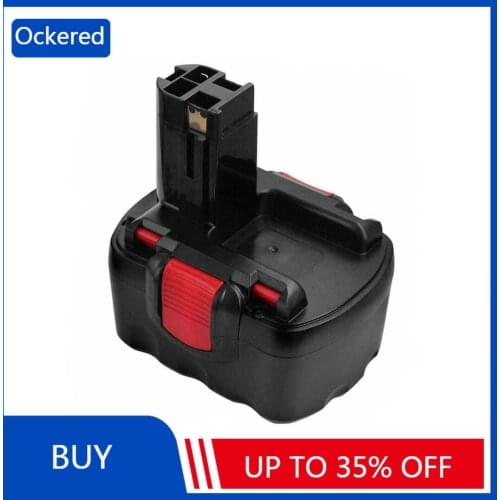 Ockered 14.4V 3000mAh NI-MH Rechargeable Replace Battery for Bosch BAT038 BAT040 BAT140 BAT159 BAT041 3660K 2607335685
