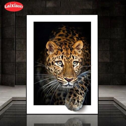 5D DIY Diamond Embroidery Modern animal art, leopard Picture Of Diamond Painting Cross Stitch Mosaic New Arrival Wall Art