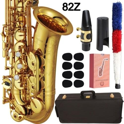 MFC Saxophone Alto 82Z Professional Alto Sax Custom 82Z Series High Saxophone Gold Lacquer With Mouthpiece Reeds Neck Case