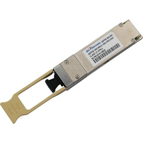 Free ship MTP MPO Connector 100GBASE-SR4 100G 850nm 100M QSFP28 SR4 Transceiver Module For Cisco/Mikrotik