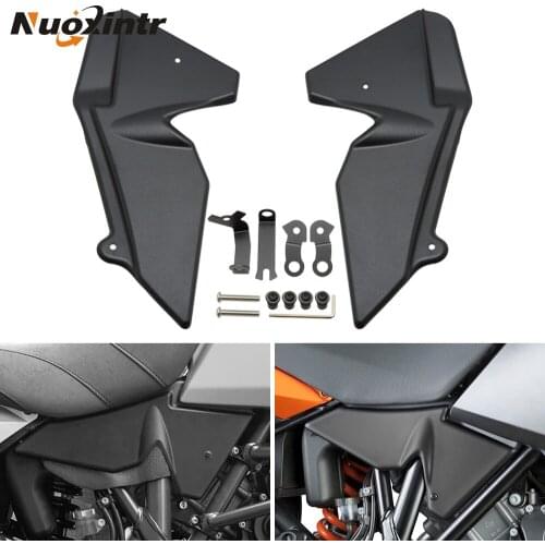 Nuoxintr Motorcycle Radiator Side Guard Fairing Cover Protector Panel For KTM 1050 1090 1190 1290 Super Adventure R/S/T ADV