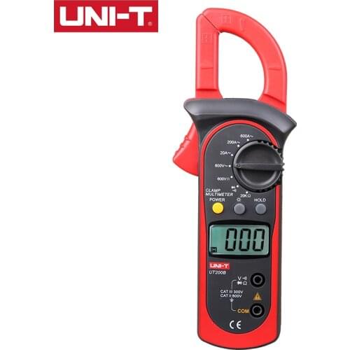 UNI-T UT200A/UT200B Digital Clamp Meter LCD backlight with 1999 readings manual range Over-range prompt Data retention