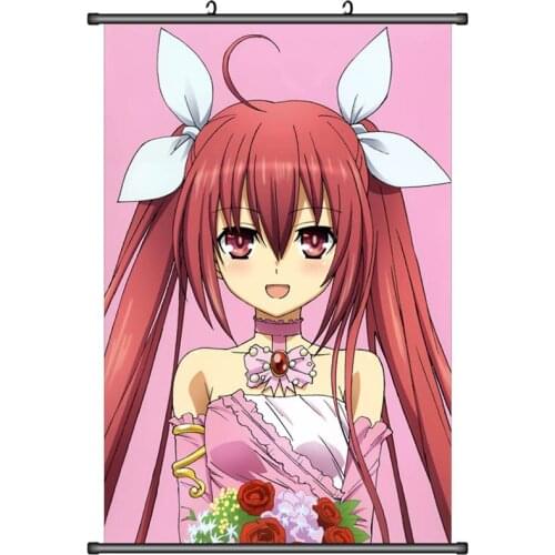 Coscase Japan Anime DATE A LIVE Yatogami Tohka Princess Adonai Melekh Home Decor Wall Scroll Poster Decorative Picture