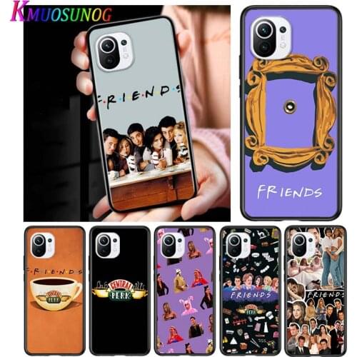 Firends TV Show for Xiaomi Mi 11 10T Note 10 Ultra 5G 9 9T SE 8 A3 A2 A1 6X Pro Play F1 Lite 5G Black Phone Case