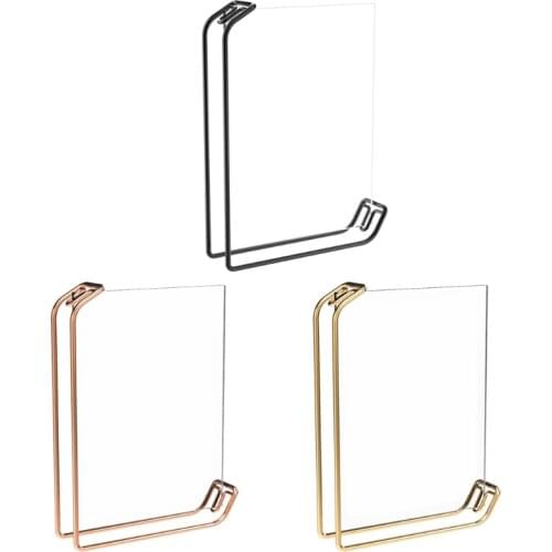 Nordic Metal Picture Frame L Shape Baby Poster Family Decorative Photo Display