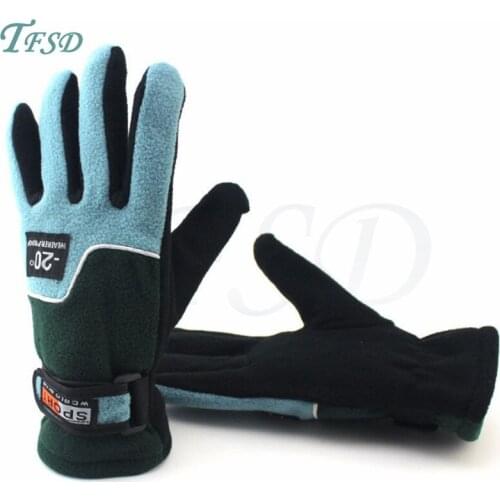 Motorcycle gloves warm gloves full finger outdoor sports skiing for Kawasaki ER6n ZX9R VERSYS 650cc ZR750 ZEPHYR Z750S