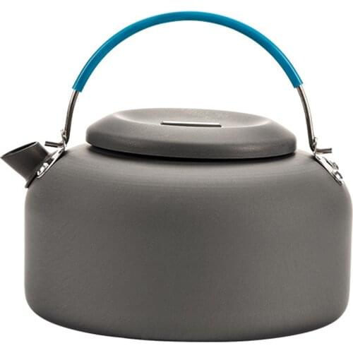 0.8L/1.4L Outdoor Lightweight Aluminum Camping Teapot Kettle Coffee Pot Outdoor Kettle for Camping Hiking Backpacking