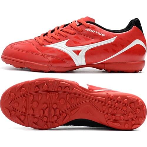 Authentic Mizuno Creation Monarcida Neo Mix TF Mens Shoes Sneakers Mizuno Outdoor Sports Shoes Red/White Color Size Eur 40-45