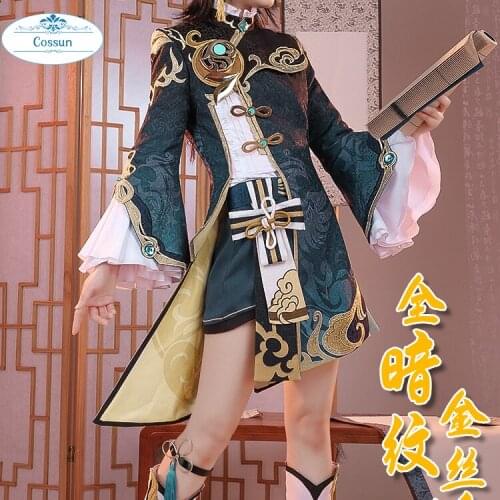 Hot Game Genshin Impact XingQiu Cosplay Costume Lovely Combat Unifrom Unisex Activity Party Role Play Clothing High-End S-XL