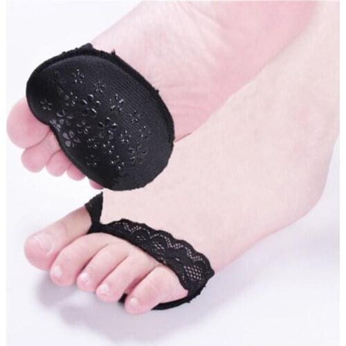 2PCS New Fashion Insole Pad Inserts Fore Foot Care Protector Insoles Breathable Anti-slip High Heel Shoe New Girls Lady Insoles