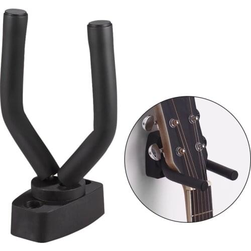 Solid Color Classic Guitar Hook Wall Mount Holder Electric Guitar Bass Ukulele Stringed Instrument Accessories