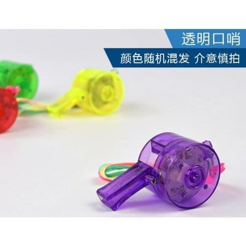 Street Stalls Source of Light Whistle Flashing Whistle Bar Party Birthday Christmas Atmosphere Luminous Whistle Light Toys Gift