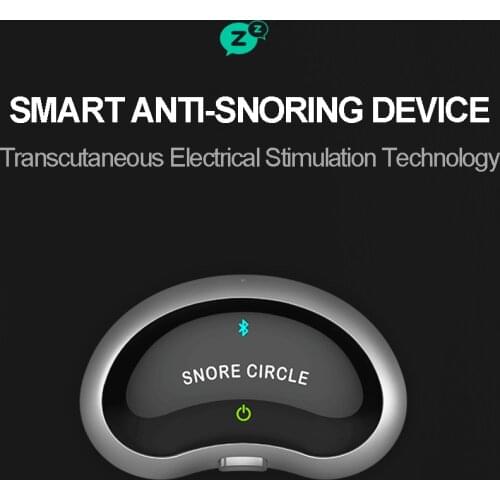 Snore Circle Smart Anti Snoring Device Electronic Stimulator Muscle Snoring Stopper Portable Professional Sleep Aid Monitoring