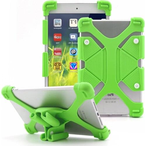 Universal 7 inch To 8 inch Tablet Cover Soft Silicone Shockproof Kickstand Case For Samsung Huawei For iPad mini Protect Case