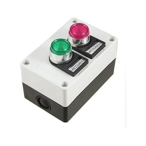 Round Cap Screw Terminals NC NO Push Button Control Box