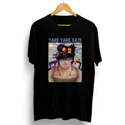 Yare Yare Daze New Vintage Design T Shirt Graphics High Quality Cotton Letter Men And Women Shirts Anime Male Summer Tees XS-3XL