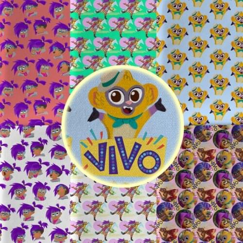 DIY Pillow Hat Shopping Handmade NEW Cartoon Movie Print Polyester Patchwork Stof FABRIC1925