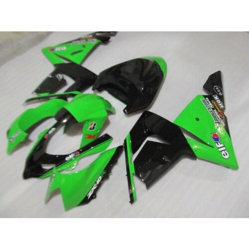 100% new fairings bodywork for Kawasaki ZX10R 2004 2005 NINJA Fairing kit ZX 10R 04 05 green black bodykits YV57