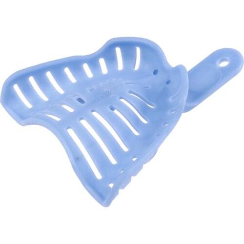 6Pcs New Colorful Dental Impression Trays Plastic Materials Teeth Holder Dental Central Supply For Oral Tools