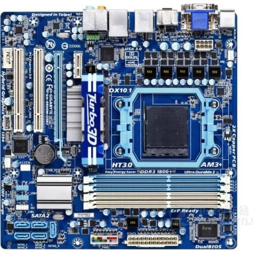 For Gigabyte GA-880GM-USB3 Original Used Desktop Motherboard 880GM-USB3 880G 880 Socket AM3 AM3+ DDR3 SATA2 USB2.0 Micro ATX