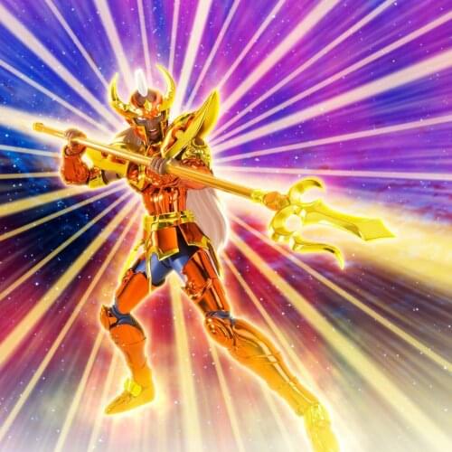 Tronzo Original Bandai Saint Seiya EX Poseidon Chrysaor Krishna Poseidon Marina Krishna PVC Action Figure Metal Armor Model Toys