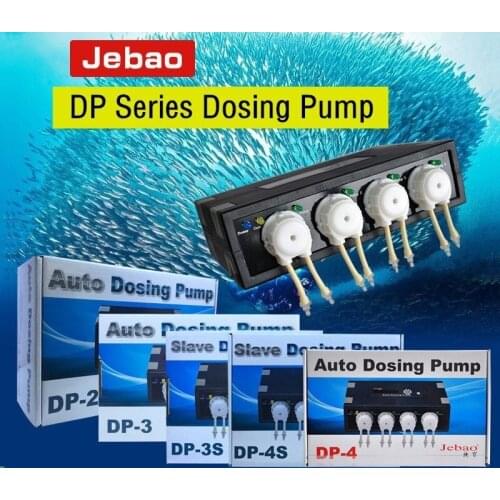Jebao Programmable Auto Dosing Pump Automatic Doser Aquarium Water Pump Titration System Peristaltic Pump for Marine Reef